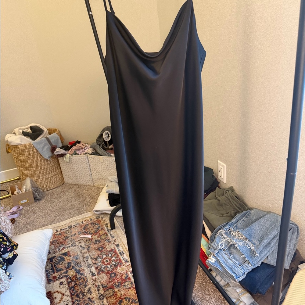 Banana Republic Black Slip Dress